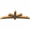 Ekena Millwork Alberta Smooth Timber Gable Bracket, Western Red Cedar, 84"W x 28"H x 5 1/2"D x 5 1/2"F, 8/12 Pitch GBW084X28X0606ALB00SWR - alternate 4
